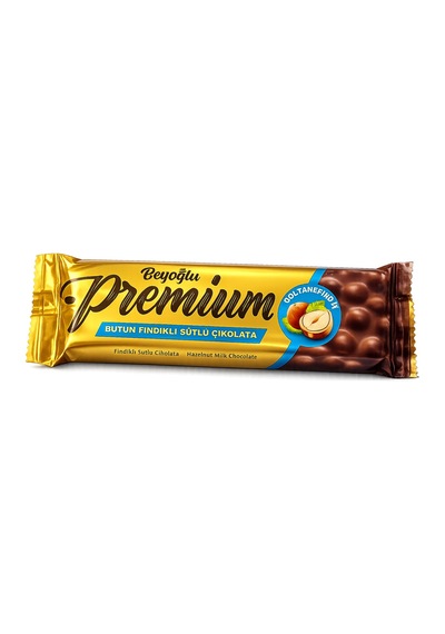 Beyoğlu Premium Bütün Fındıklı Çikolata 75 Gr X 4 Adet