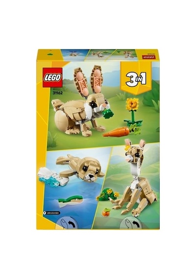 Lego Yaratıcı 3'ü 1 Arada Sevimli Tavşan Oyuncak Seti, 8 Yaş Ve Üzeri İçin
