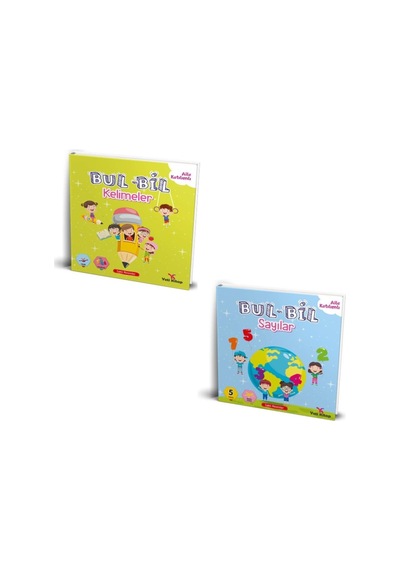 Bul Bil Serisi Kelimeler + Bul Bil Serisi Sayılar 2 Kitap Set