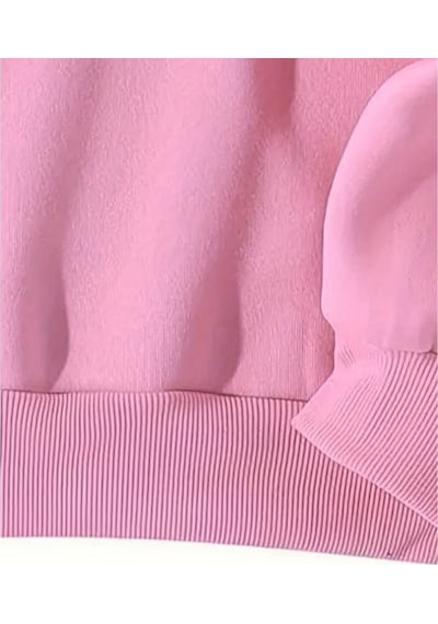 Nevermind Sevgili Çift Kombin Hoodie Geyik Baskılı Oversize Kapüşonlu Sweat Pembe