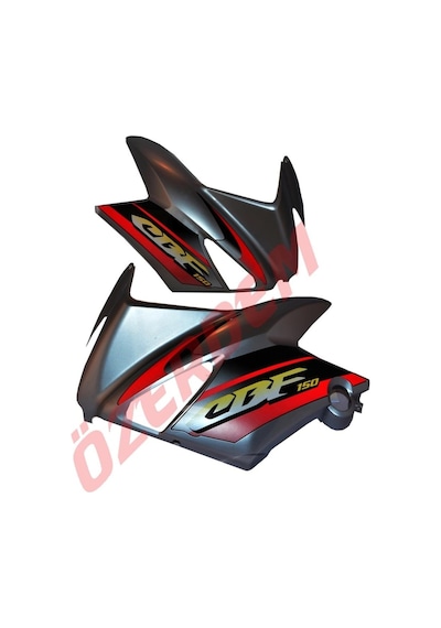 Honda Cbf 150 Uyumlu Depo Yan Granaj Gri Ym Büyük Yazılı (492658257)