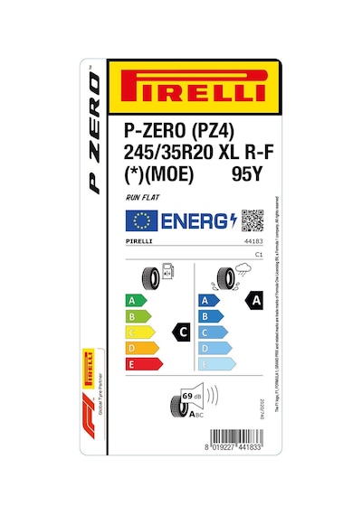 Pirelli P-zero Pz4 Moe L.s. Rft Xl 245/35r20 95y Yaz Lastiği - 2024