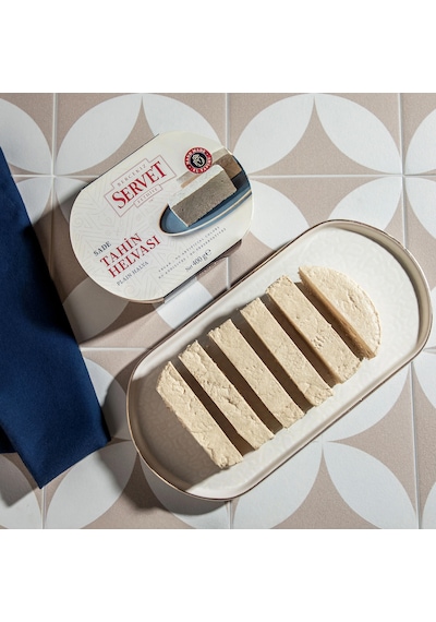 Servet Rafine Şeker İlavesiz - Sade Taze Tahin Helvası 400 G