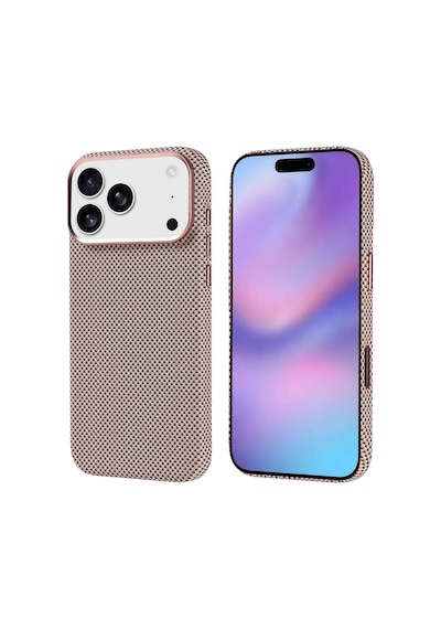 Apple iPhone Uyumlu 17 Pro Max Kılıf Ultra İnce Magsafe Karbon Fiber Görünümlü İnce Hafif Pazarplus Siyah