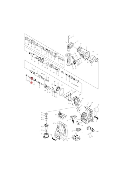 Makita DHR243 Dişli Ürün Kodu 227231-8