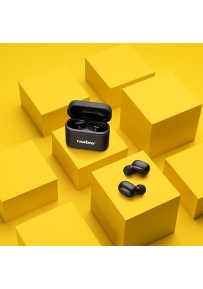Niceboy Hıve Podsie 3 Siyah Kablosuz Bluetooth 5.1 35 Saat Pil Ömürlü Kulaklık