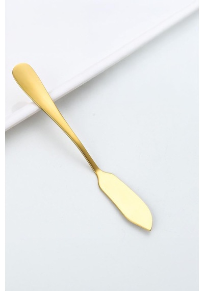 1010 Çelik Gold Renk Tereyağ Reçel Kahvaltı Bıçağı Cin618sr Diğer