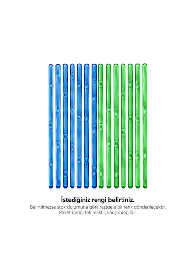 Plastik Baloncuklu Kokteyl Karıştırıcı 50 Adet Renkli İçecek Karıştırma Çubuğu - 920879689