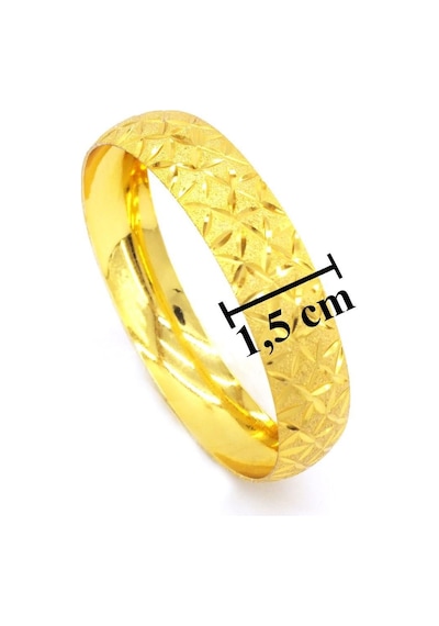 Ferizz Altın Kaplama Yıldız Model Bilezik 1.5 Cm Blz-3042 001