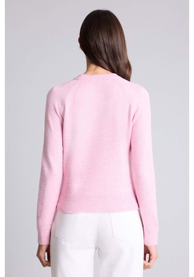 Defacto Regular Fit Bisiklet Yaka Basic Düz Soft Touch Yumuşak Triko Kazak D8678ax26sppn354 Pembe-pn354