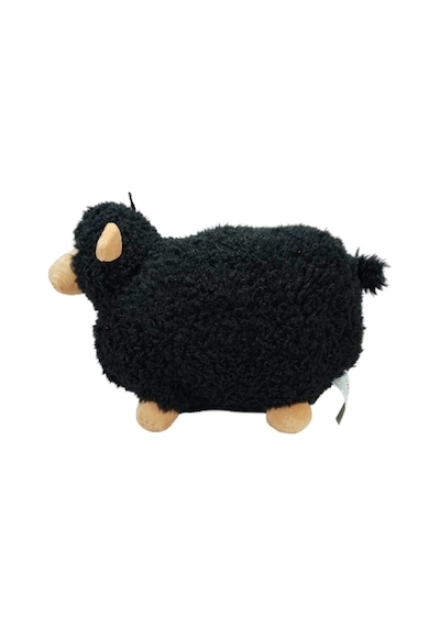 Sesli Koç Koyun Kuzu Peluş Oyuncak Hediyelik Uyku Arkadaşı 30 Cm Siyah