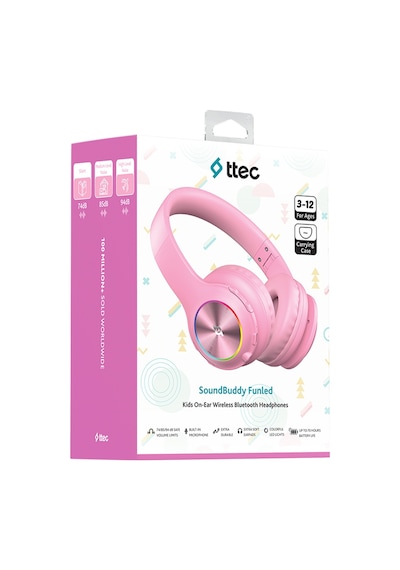 Soundbuddy Funled 2KM172 Bluetooth 5.3 Led Işıklı Kulak Üstü Kulaklık