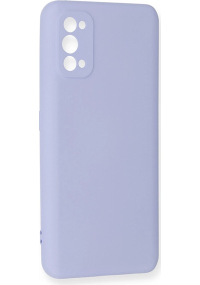 Gld-spt- Newface Realme 7 Pro Kılıf Nano İçi Kadife Silikon - Lila