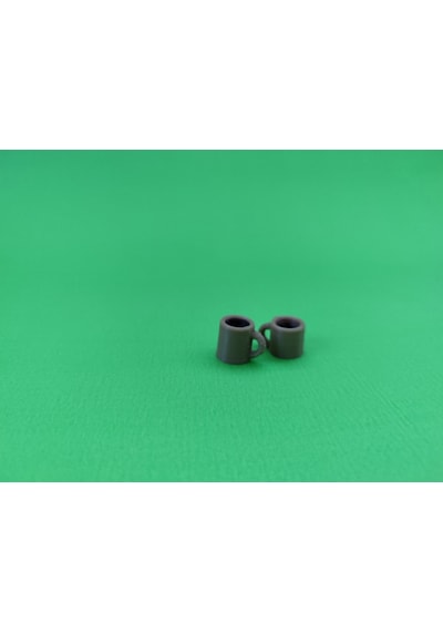 Minyatür Kahverengi Fincan 2,li Set
