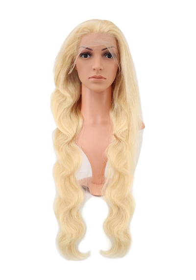 Gerçek Front Lace Dalgalı Platin Tül Peruk / 85/90cm - Uxfo-758733 Çok Renkli