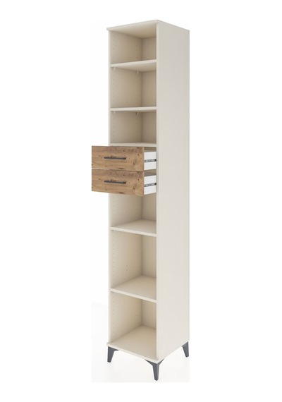 Hyperion Dolap 5 Raflı 2 Çekmeceli 44x44x243 Aytaşı-çam Aytaşı