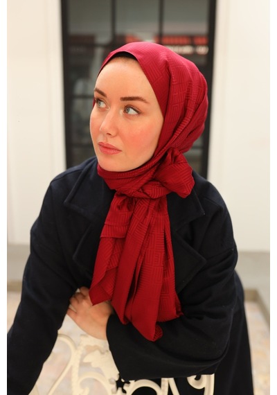 Silk Home Deluxe Şal 40005-20 Bordo