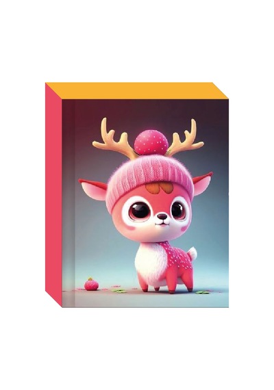 Lilamor Animal Havuz Not Defteri 4x5 120 Syf 100lü Çok Renkli