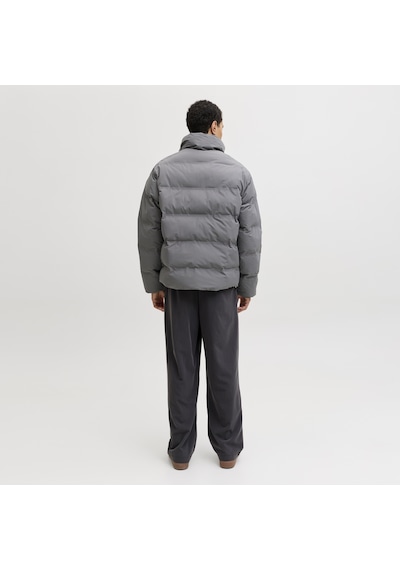 Jack & Jones Erkek Yüksek Dik Yaka Fermuarli Puffer Mont - Soho - 12278750 Castlerock