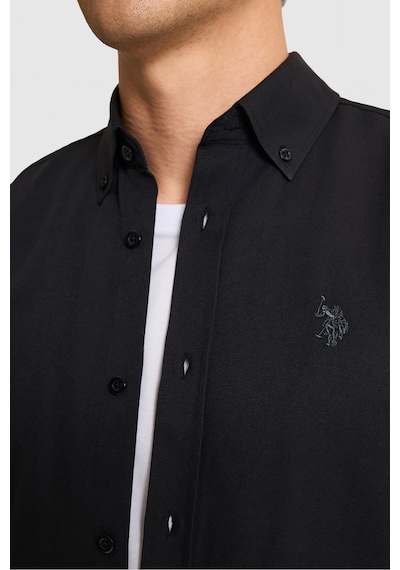 U.s. Polo Assn. Erkek Siyah Gömlek Basic 50324708-vr046