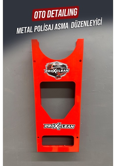 Premium Polisaj Makinesi Standı - Duvar Tipi Metal Oto Detailing Makine Tutucu
