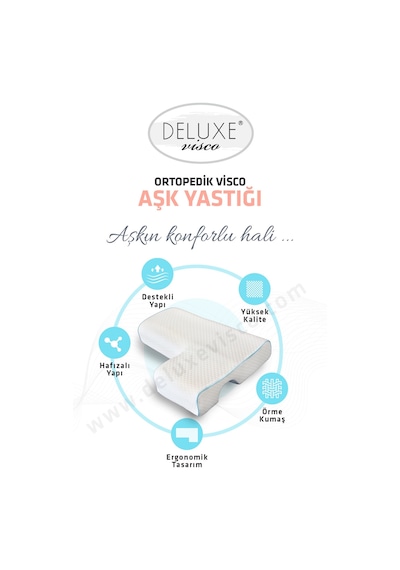 Visco Ortopedik Aşk Yastığı