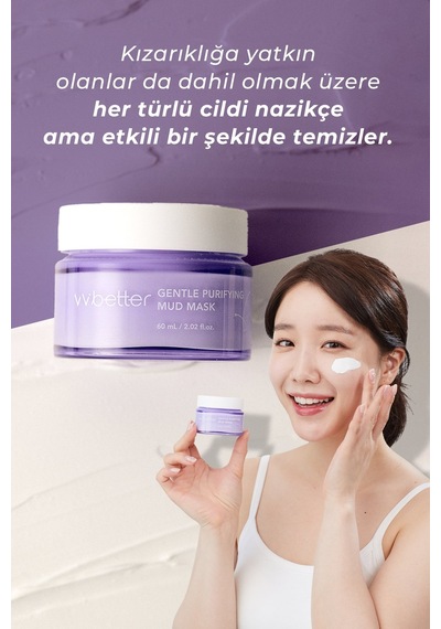 Vvbetter Gentle Purifying Mud Mask Kil Maskesi 8 Tip Peptid Kore 60 ML
