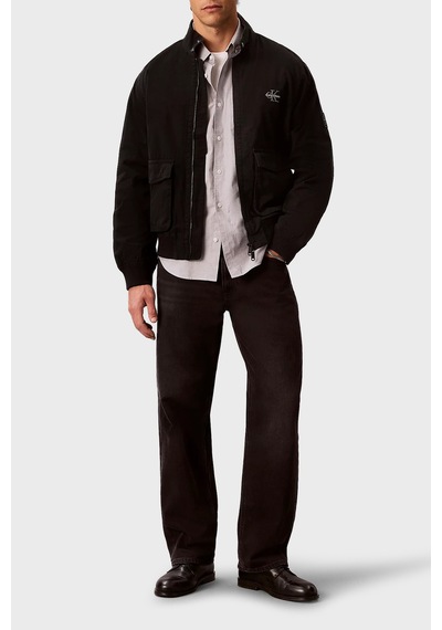 Calvin Klein Regular Fit Dik Yaka Astarlı Mont Erkek Mont Lv04rh401g Ub1 Siyah