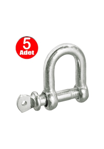 Salıncak 6mm Zincir Kilidi U Mapa Vidalı Bağlantı -5 Adet Diğer
