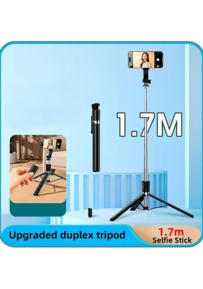 3in1 Bluetooth Kumandalı Ayaklı Selfie Çubuğu Tripod 170 Cm Diğer