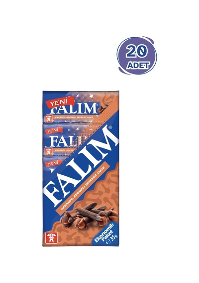 Falım Karanfil Aromalı 5'li Sakız 35 Gr - 20 Adet
