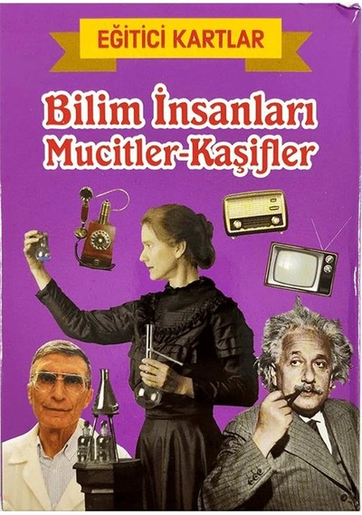 Bilim İnsanları Mucitler-kaşifler Eğitici Oyun Kartları - Etkinli