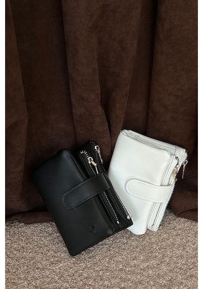 Shule Bags Kei Cüzdan Beyaz Beyaz