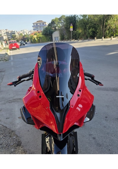 Motocam Qj Srk 25 R Ön Cam 2023-2026 Model 42cm Siyah Renkli 4mm