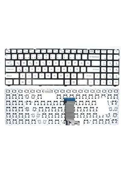 Casper C600 C650 C600.7200-8d30x-s Lg9 Beyaz Notebook Klavye
