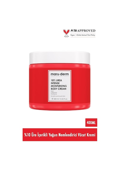 Maruderm %10 Urea Üre Yoğun Nemlendirici Vücut Kremi 400 ML