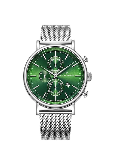 Jacques Philippe Jpqgc0212x6 Erkek Kol Saati Metalik Gri