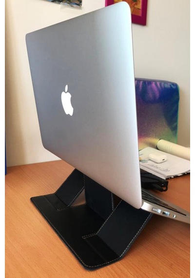 Bagard Tablet Notebook Laptop Standı Katlanabilir Stand Ergonomik Uyumlu Taba20001