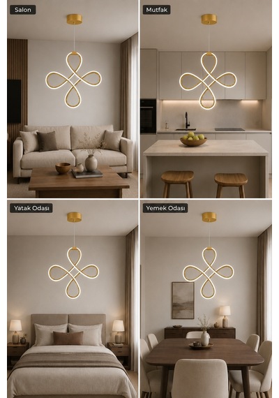 AvizeGO Solis Led Sarkıt Avize Beyaz Işık Eskitme