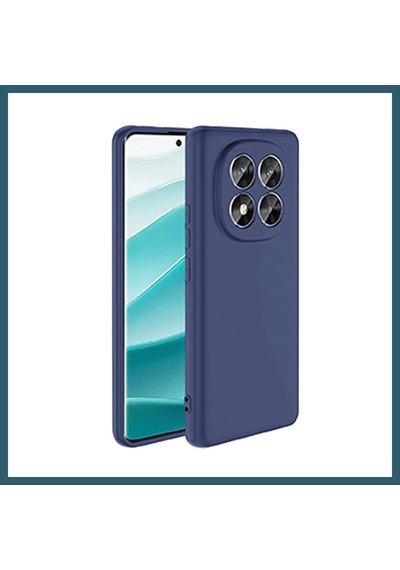 Bezos Redmi Note 14 Pro 5g Uyumlu Kılıf Nano İçi Kadife Silikon - Lacivert Ob