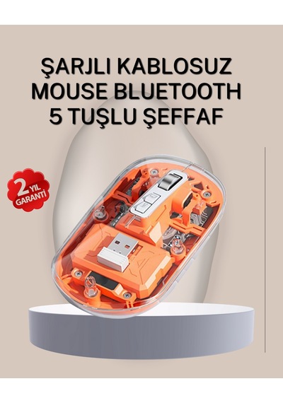 Çift Modlu Fare Usb Alıcılı Ve Bluetooth Bağlantılı Standart