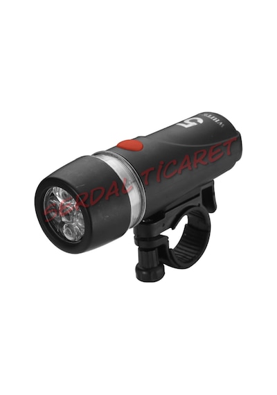 Bisiklet Ön Far 5 Led'Li [Pil Dahil] 1.Kalite