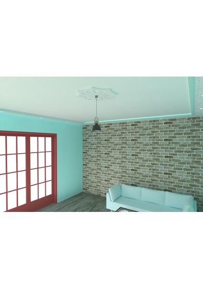 Motifpiyer Lamba Tavan Göbeği 74-8gen-egri-56cm-2 Adet