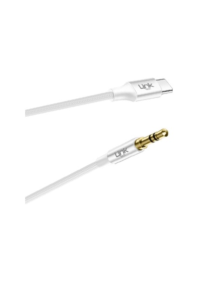A586 Type-c - 3.5mm Aux Kablo 1mt Beyaz