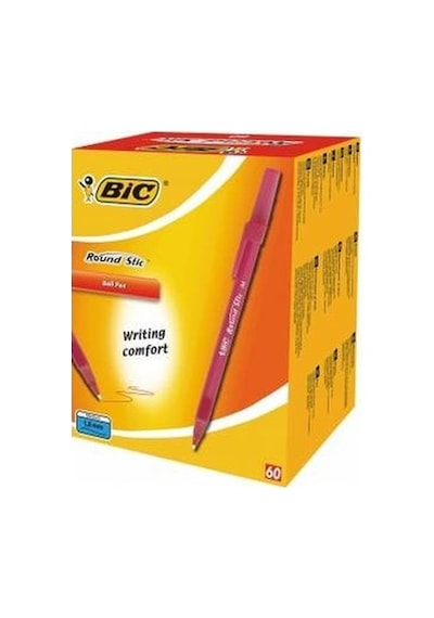Bic Round Stic Classic Tükenmez Kalem 60'lı Kutu Kırmızı