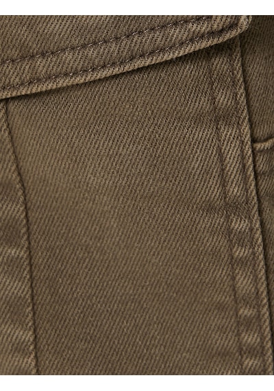 Koton Yıkamalı Pantolon Kargo Cepli Dikiş Detaylı Slim Fit Düğmeli Kahverengi 4wam40139hw Koton Yıkamalı Pantolon Kargo Cepli Dikiş Detaylı Slim Fit Düğmeli Kahverengi 4wam40139hw