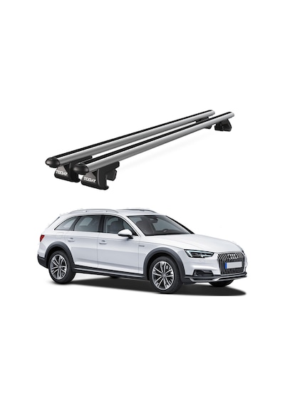 Venüs Audi A4 Allroad 2016-2024 Uyumlu Gri Ara Atkı Port Bagaj Tavan Barı