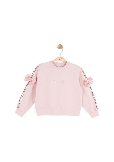 Kız Çocuk Romantıc Sweat Nk-39516 Pudra