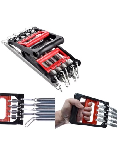 Gus Company 5 Yaylı Çelik Fonksiyonel Göğüs Ve El - Ayak Kondisyon Aleti 5 Spring Chest Expander Gümüş