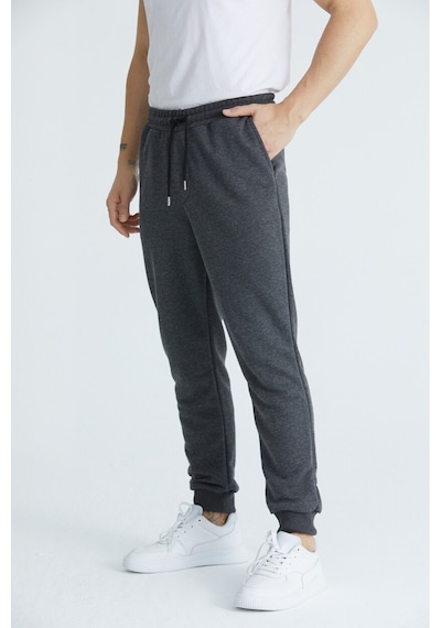 Twenty3 Erkek Basic 3 İplik Regular Fit Paçası Ribanalı Eşofman 001